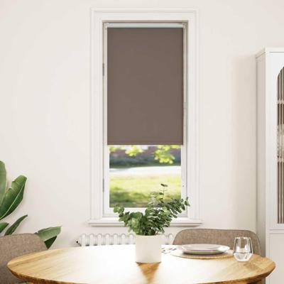 VidaXL Rolgordijn verduisterend koffie 50x130 cm stofbreedte 45,7 cm VidaXL Rolgordijn verduisterend koffie 50x130 cm stofbreedte 45,7 cm