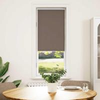 VidaXL Rolgordijn verduisterend koffie 50x130 cm stofbreedte 45,7 cm - thumbnail