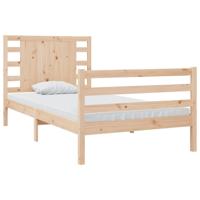 Bedframe zonder matras massief grenenhout 90x190 cm - thumbnail