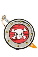 Sets van zwaard en schild My Other Me Eva 35 x 42 cm Piraat Schedel - thumbnail