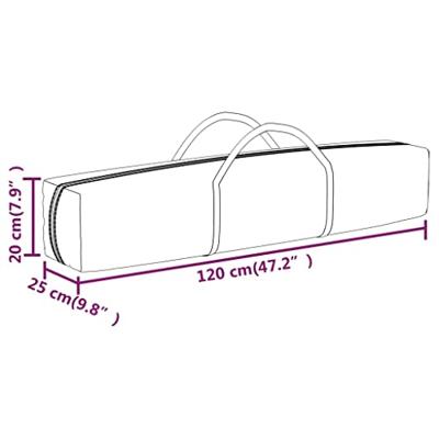 VidaXL Partytent inklapbaar 3x3 m wit - thumbnail