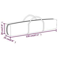 Partytent inklapbaar met zijwanden 3x3 m taupe - thumbnail