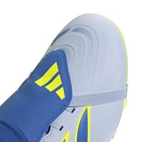 adidas Predator Club FT Gras / Kunstgras Voetbalschoenen (MG) Lichtblauw Blauw Geel - thumbnail