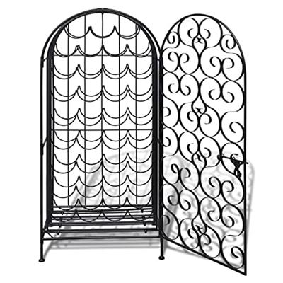 Wijnrek voor 35 flessen metaal