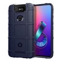 Schokbestendige beschermer cover volledige dekking silicone case voor ASUS Zenfone 6 (blauw) - thumbnail