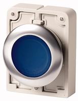 Eaton 182940 M30C-FDL-B Druktoets Plat, Rond, Verchroomd Knop Blauw 1 stuk(s) Piece - thumbnail
