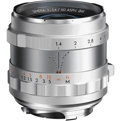Thypoch Full-frame Photography Lens Simera 50mm f/1.4 voor Nikon Z mount, zilver