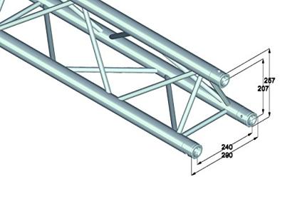 Alutruss TRILOCK 6082-1500 Driehoek truss 1.5 m Alutruss TRILOCK 6082-1500 Driehoek truss 1.5 m