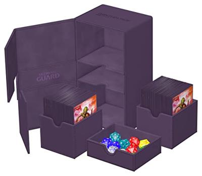 Ultimate Guard Twin Flip'n'Tray 200+ Xenoskin - Purple - thumbnail