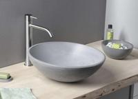 Wastafelmengkraan Sapho Minimal 1-hendel Gebogen Hoog 33.8 cm RVS Sapho - thumbnail