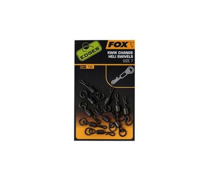 Fox Edges Kwik Change Heli Swivels Size 7 10st.