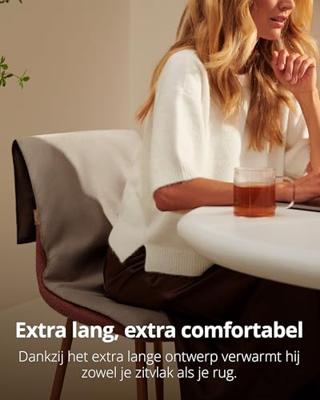 Duux Mellow Long Chair Pad (40 x 110) Elektrische deken Grijs Duux Mellow Long Chair Pad (40 x 110) Elektrische deken Grijs