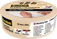 Afplaktape scotch classic 36mmx50m beige - thumbnail
