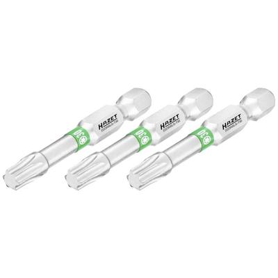 HAZET Bit 2223NSLG-T30/3 · 1/4 inch (6,3 mm) zeskant massief · Binnen-TORX®-profiel · 3-delig · SW T30