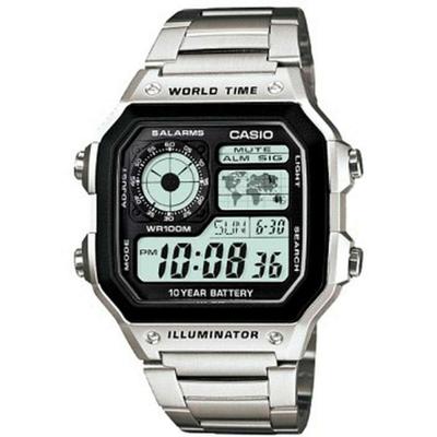 Casio AE-1200WHD-1AVEF Horloge Kwarts (b x h x d) 42.1 x 45 x 12.5 mm Materiaal (behuizing): Hars Materiaal (armband): RVS Casio AE-1200WHD-1AVEF Horloge Kwarts (b x h x d) 42.1 x 45 x 12.5 mm Materiaal (behuizing): Hars Materiaal (armband): RVS