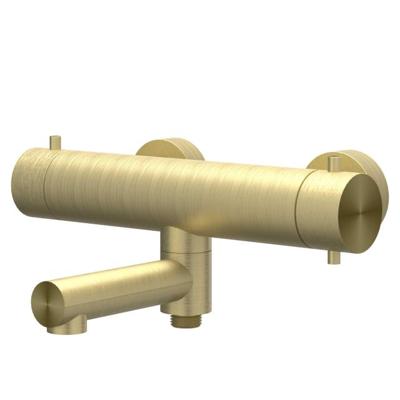 Badthermostaatkraan IVY Concord Opbouw Omstel Met Draaibare Baduitloop Met Omstel RVS316 Geborsteld Mat Goud PVD IVY Badthermostaatkraan IVY Concord Opbouw Omstel Met Draaibare Baduitloop Met Omstel RVS316 Geborsteld Mat Goud PVD IVY