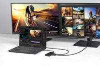 ASUS Dual 4K USB-C Dock DC201 Bedraad USB 3.2 Gen 2 (3.1 Gen 2) Type-C Zwart - thumbnail
