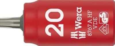 Wera 8767 A VDE HF 05005922001 Torx Dopsleutelinzetstuk T 20