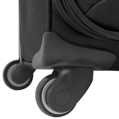 VidaXL Trolleyset zwart 3-delig