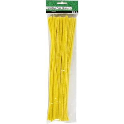 Creativ Company Chenille geel 30cm, 50st.