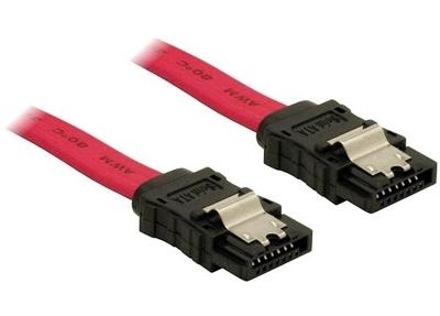 DELOCK SATA-kabel 50 cm recht/recht metaal