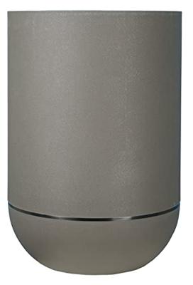 RIVIERA GRANIT TULIPE ronde bloembak - Kunststof - Diameter 50 cm - Grijs