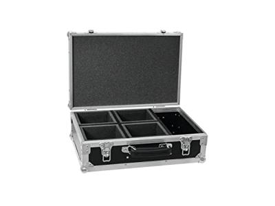 Roadinger Flightcase voor 4x TL-3 TCL / RGB+UV