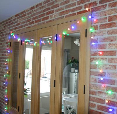 Bol LED 80 lamps 25mm multicolor feestverlichting - 5545200