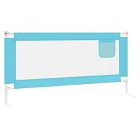 Bedhekje peuter 190x25 cm stof blauw - thumbnail