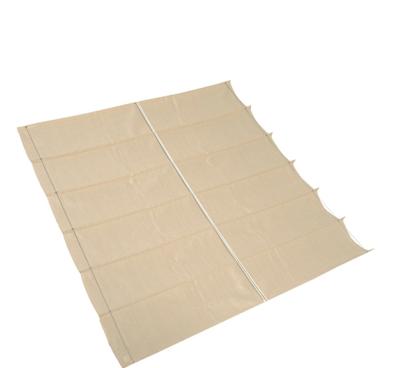 Nesling Coolfit harmonica schaduwdoek gebroken wit 2 x 5 meter