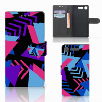 Sony Xperia XZ1 | Book Case | Funky Triangle - thumbnail