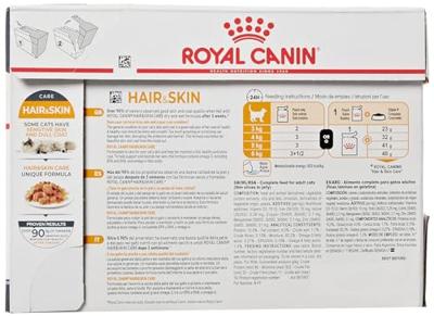 Royal Canin Care Hair & Skin Care in Jelly natvoer kattenvoer zakjes 12 x 85 gram - thumbnail