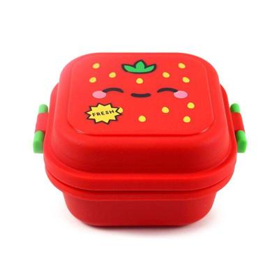 Elidi de Aardbei Foodiemals Clip Bento Box Lunchtrommel