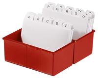 Han systeemkaartenbak ft A6, rood - thumbnail