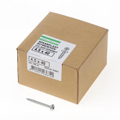 Spaanpl.schr.geg.poz.ck 4.5x40 Spaanpl.schr.geg.poz.ck 4.5x40