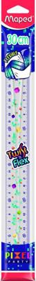 Liniaal Maped Pixel Party Twist 'n Flex 30cm transparant Liniaal Maped Pixel Party Twist 'n Flex 30cm transparant