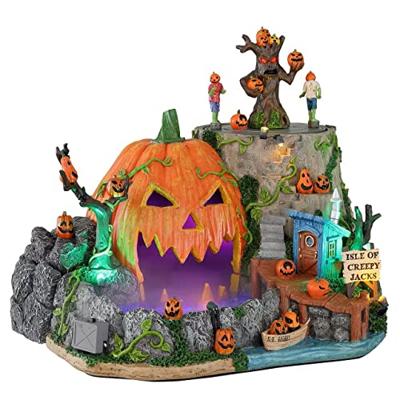Lemax isle of creepy jacks huisje Spooky Town met rook effecten 2022