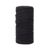 Vaessen Creative • macramé touw 3mmx100m zwart - thumbnail