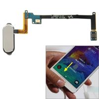 Home Button Flex kabel met fingerprint identificatie functie voor Galaxy Note 4 / N910(Grey) - thumbnail