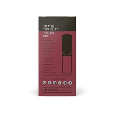 D'Addario Woodwinds RRP05SSX150 Plasticover Sopraansaxofoonriet, 1.5, 5-pack D'Addario Woodwinds RRP05SSX150 Plasticover Sopraansaxofoonriet, 1.5, 5-pack