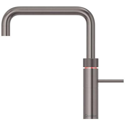 Quooker Fusion Square Keukenkraan - Kokend - Warm & Koud Water - Kindveilige Dubbeldruk - Gunmetal