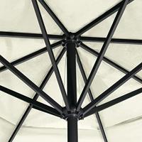 VidaXL Parasol met aluminium paal 600 cm zandwit - thumbnail