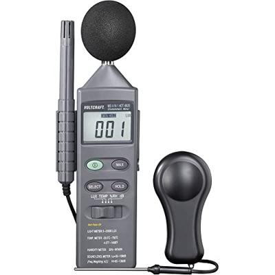VOLTCRAFT DT 8820 Temperatuurmeter -20 - +750 °C Sensortype K Multifunctionele 4-in-1 milieumeter VOLTCRAFT DT 8820 Temperatuurmeter -20 - +750 °C Sensortype K Multifunctionele 4-in-1 milieumeter