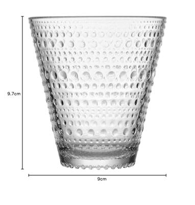 Iittala Kastehelmi Waterglas 0,30 l Clear, per 2 Iittala Kastehelmi Waterglas 0,30 l Clear, per 2