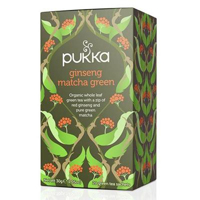 Pukka Ginseng Matcha Green Thee Pukka Ginseng Matcha Green Thee