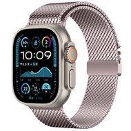 Milanese loop band met klik-sluiting - Rosé pink - Geschikt voor Apple Watch 44mm / 45mm / 46mm / 49mm