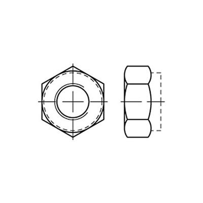 Monte Velo Hexagon nut m10x1,25