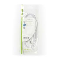 Stereo-Audiokabel | 3,5 mm Male Dun - 3,5 mm Male Dun | 1,0 m | Wit - thumbnail