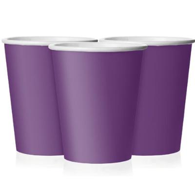 Unique Party 336,388-9 oz Deep Purple Paper Cups, Pack van 14