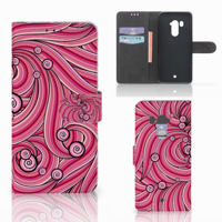 HTC U11 Plus Hoesje Swirl Pink - thumbnail